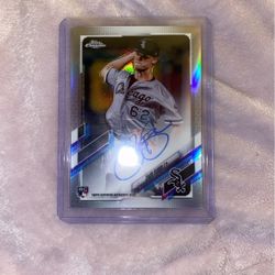 Zack Burdi Topps Chrome Silver Auto /499