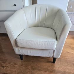 Round Accent Wide Barrel Sofa Armchair