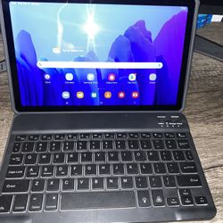 Samsung Galaxy Tab A7 SM-T500 10.4" 64GB WiFi ONLY with keyboard and Case