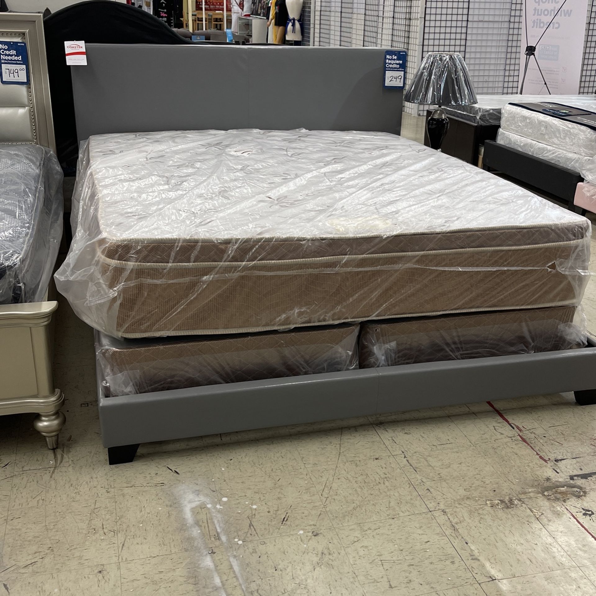 King Size Grey Bed Only for Sale in North Las Vegas, NV OfferUp