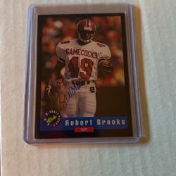 1992 Classic Draft Pick Robert Brooks Autograph