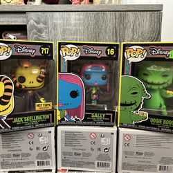 Nightmare before christmas funko pops