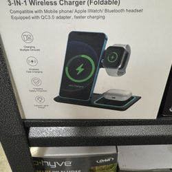 3-IN 1 WIRELESS CHARGER( FOLDABLE ) 
