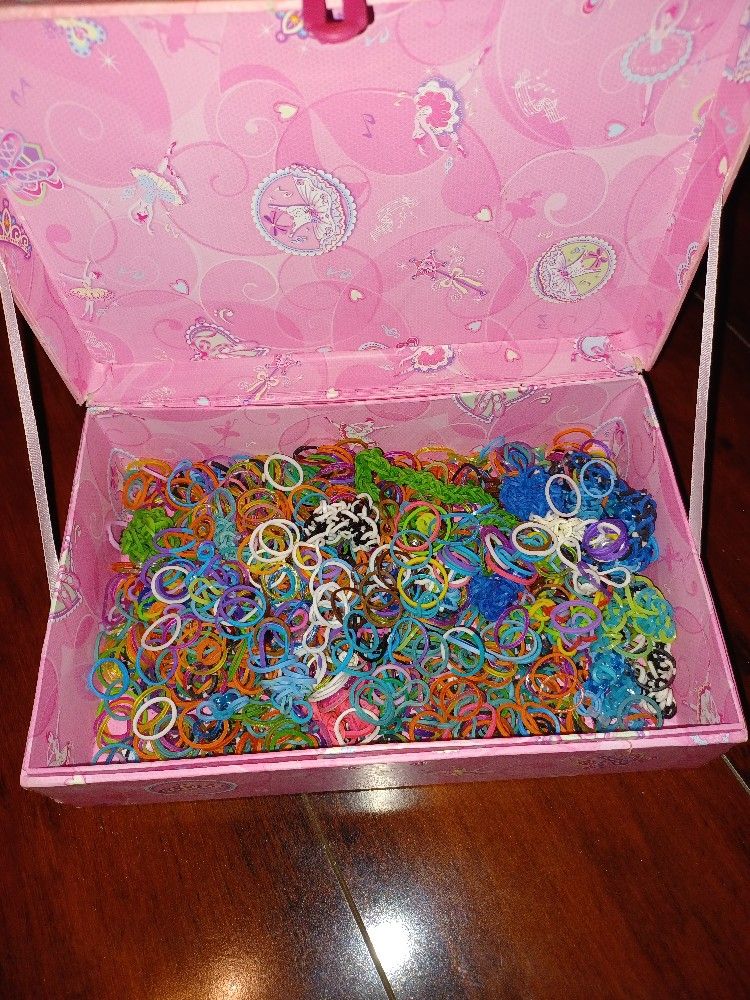 Box Of Loom Bands And Tool
