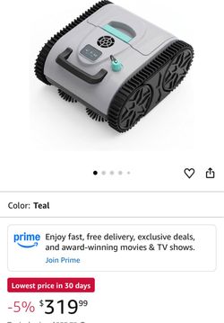 Cordless Pool Cleaner Robot