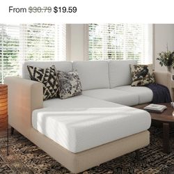 Sofa Cover Set (Jade White) 