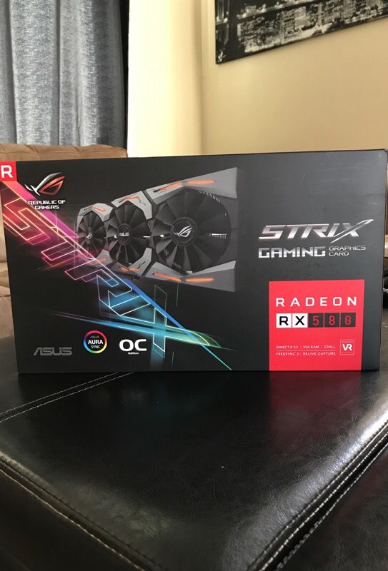 ASUS STRIX RADEON RX 580 8GB GAMING GPU