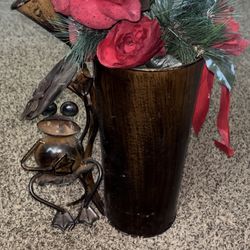 iron vases dicorative