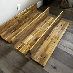 Blond Wood Durable Floating Shelves $10/3 