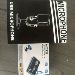 Microphone & Game Capture Card 