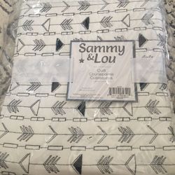 Trend lab Sammy & Lou Black and White Arrows Quilt
