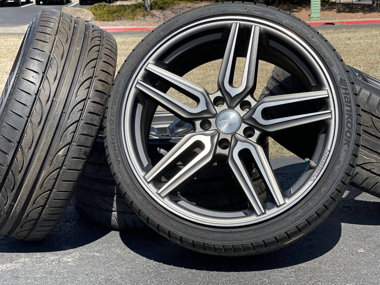19" Vossen HF1 wheels 5x114.3 rims Tires Lexus Mazda Acura Hyundai Kia Scion Honda