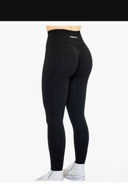 Black Seamless Scrunch Leggings