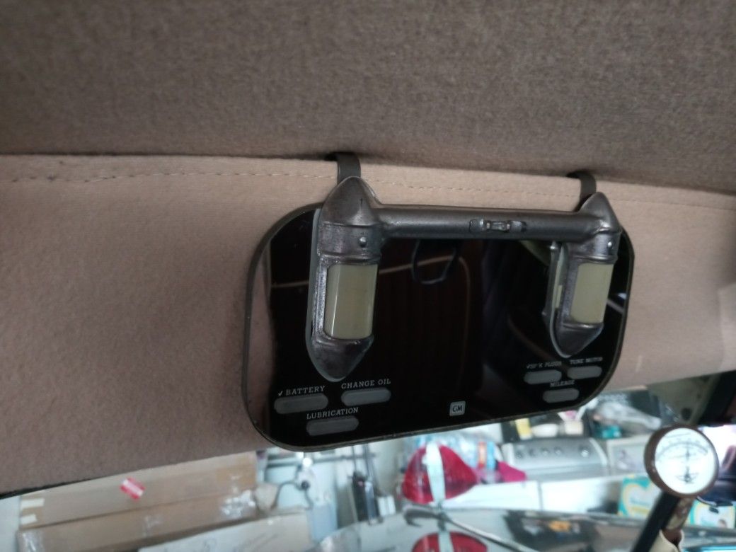 1939 And 1940 GM Chevy Cars And Pickup Truck GM Vanity Mirror