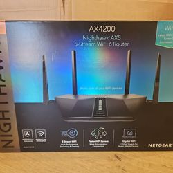 NETGEAR Gigabit WiFi Router AX4200