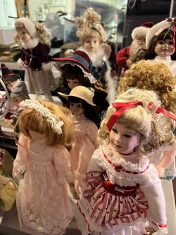 (15) All Sizes Porcelain Dolls