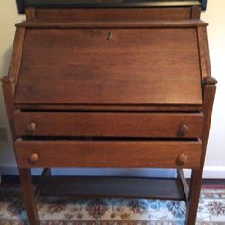 Antique Desk/secretary -wood -W 34 H 44 - D17  Perfect Condition