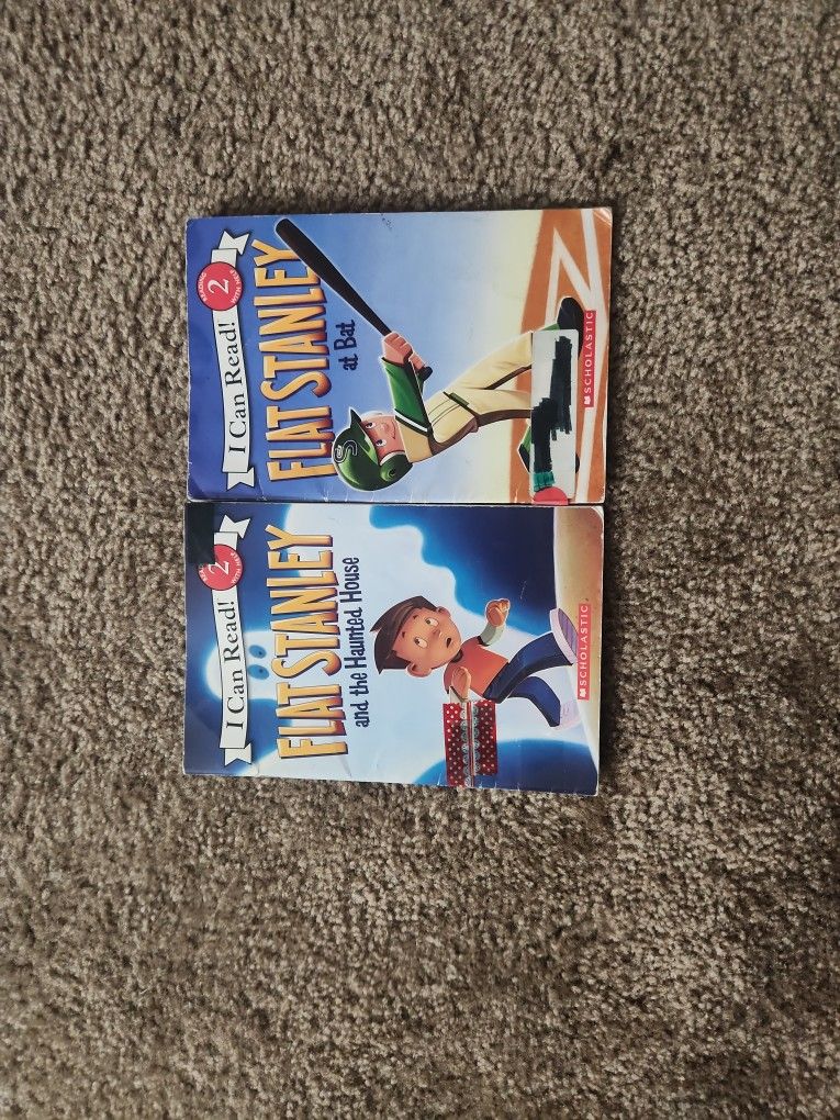 2 Flat Stanley Books