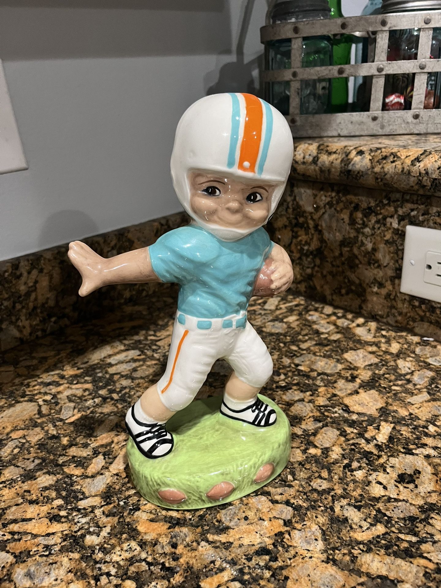 Ceramichrome Rare 1974 Football Statue