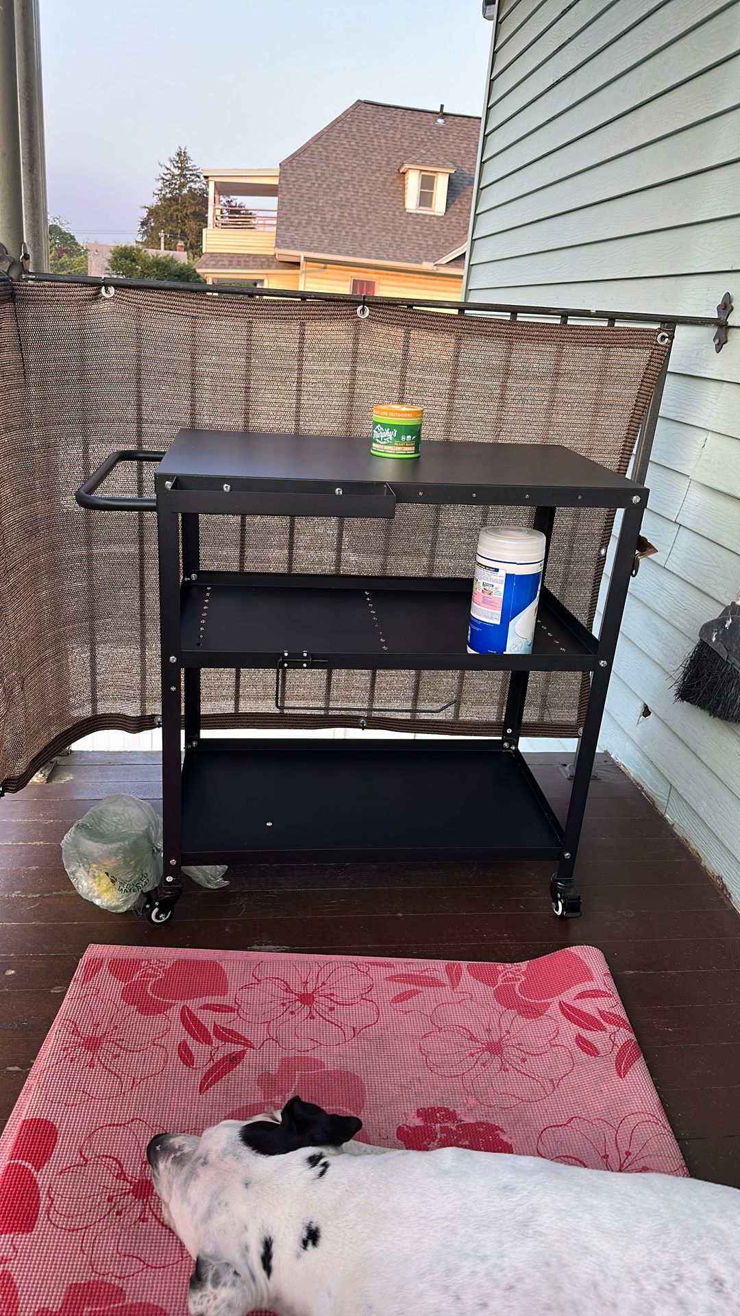 Outdoor Grill Cart