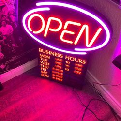 Fully functional open sign
