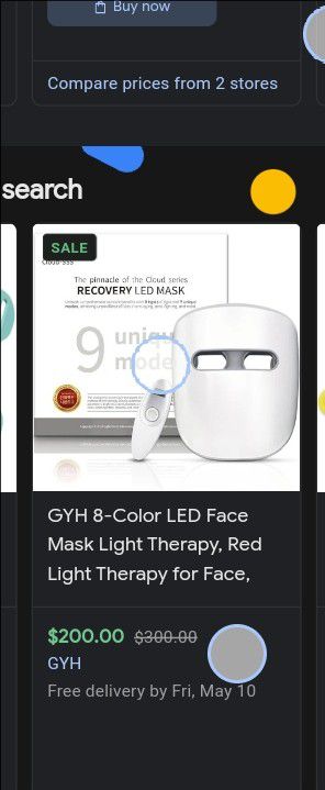 Led Skin Recovery Portable Mask