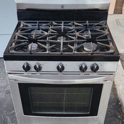 5 Burner Gas Range Kenmore Oven 30" Stove