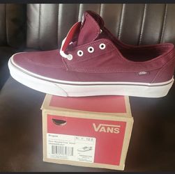 Burgundy Vans Men’s Size 12