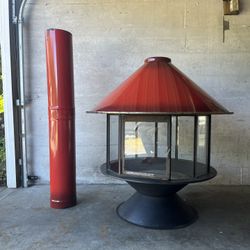 Vintage 60s Malm Imperial Carousel Fireplace