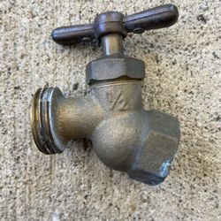 Galvanized Outside Hose Faucet Valve 1/2”