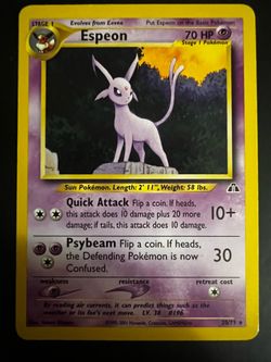 Pokemon - Espeon - 20/75 - Neo Discovery