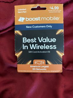 Boost SIM Card