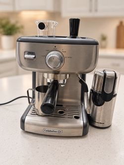 ☕ Calphalon Espresso Machine + KitchenAid Coffee Grinder —