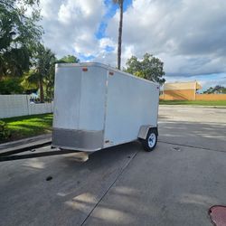 Trailer 5x9 "2012" Used, But Pulls Great No Leaks, Almost 6ft Height Interior, Clean Documentation In Hand ✋️ READ DESCRIPTION FIRST, LEA PRIMERO. 