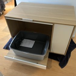 Kitty Litter Box Cabinet (New!)