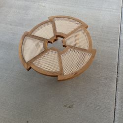 37 inch wide 14 inch tall wooden coffee tabe