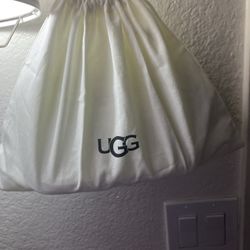 Uggs neon clear plush crossbody bag