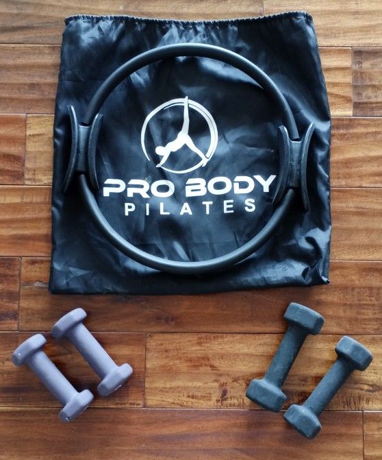 Pro body Pilates Ring And Hand Weights