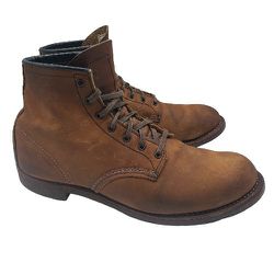 RED WING Heritage 2962 'Blacksmith' Brown Leather Work Boots Size 11 D Shoes USA