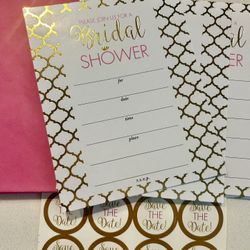 $5 Bridal Shower Invitations -20 Count 