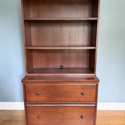 Pottery Barn Shelf & Drawer Combo
