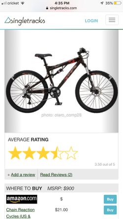 Rare Mongoose Entero Super Mountain Bike Cost $900 New! Full Suspension