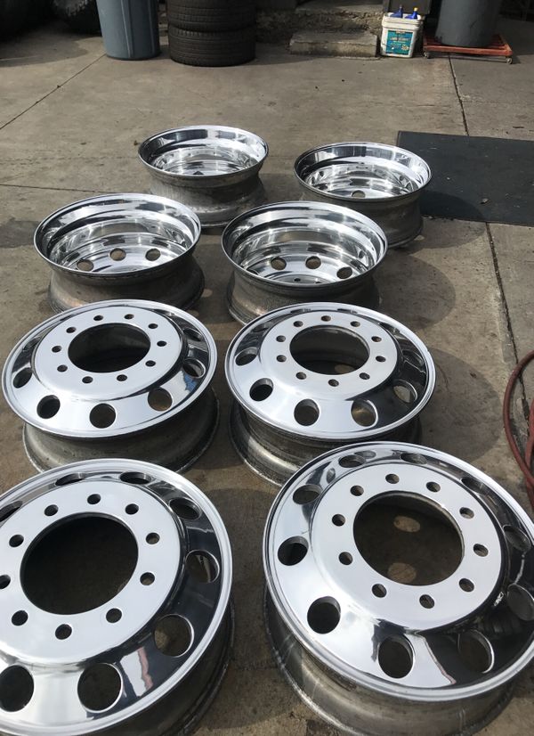 Used Polished Alcoa Wheels 22.5 for Sale in El Monte, CA - OfferUp