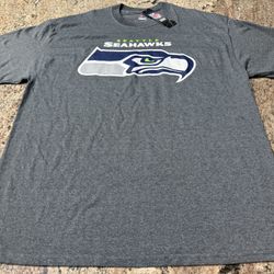 New Men’s Size Xl, Seattle Seahawks T-Shirt, Majestic Brand