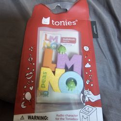 Brand new tonie LMNO peas