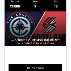 Clippers Tickets