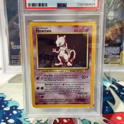 Pokemon PSA 7 Mewtwo #10 Base Set Holo 1999