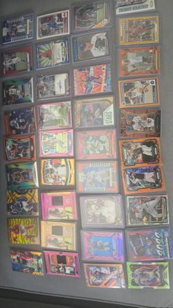 Numbered sports cards