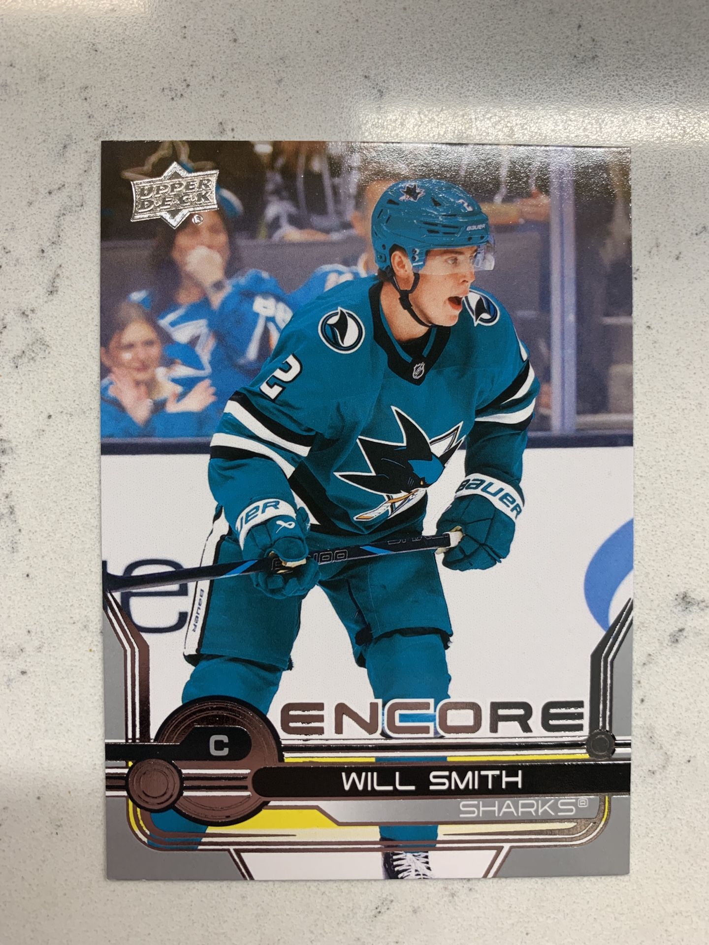2024-25 Upper Deck Extended Series Will Smith Encore #E-1 RC San Jose Sharks