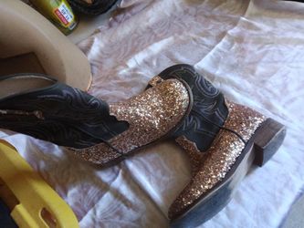 Glitter boots size 12